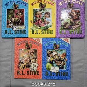 Rotten School Books 2-6 by R.L. Stine
